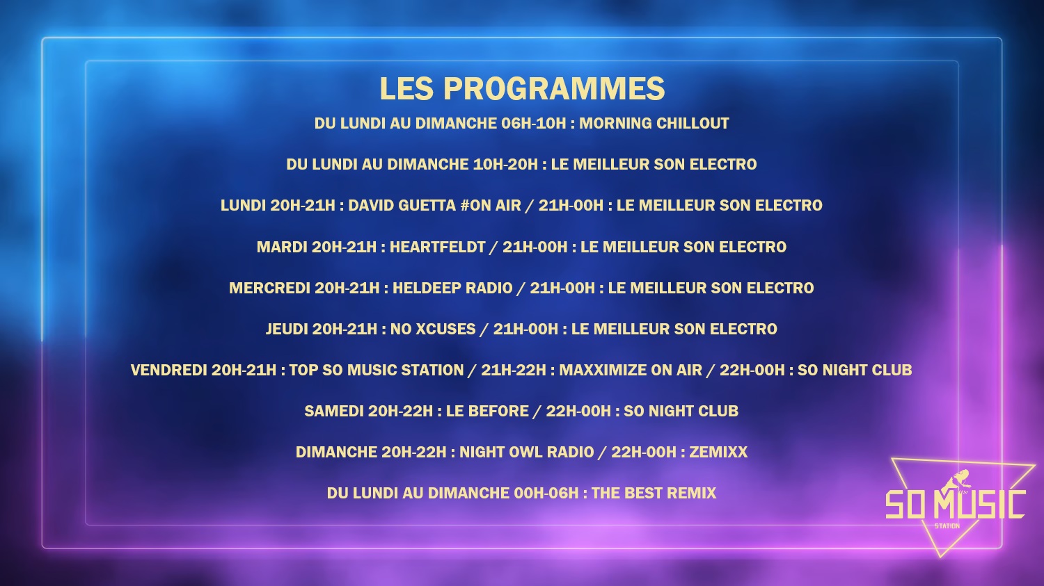 Les programmes 2025